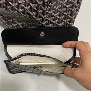AUTHENTIC Goyard St. Louis Black Tote PM (NWT)